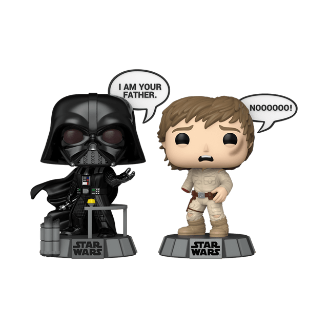 Darth Vader & Luke Skywalker I Am Your Father Star Wars Sayings Funko Pop Vinyl 2 Pack - 1