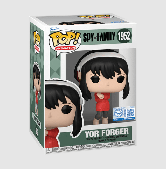 Red Sweater Yor Forger With Chance Of Chase 1952 Spy X Family Limited Edition Funko Pop Vinyl - 2
