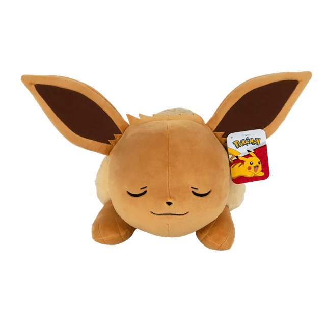 18" Sleeping Eevee Pokemon Plush - 1