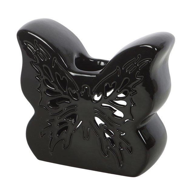 Black Cut-Out Butterfly Oil Burner - 2