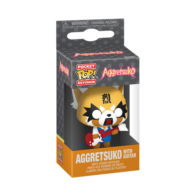 Aggretsuko With Guitar Sanrio Funko Pop Vinyl Keychain - 2