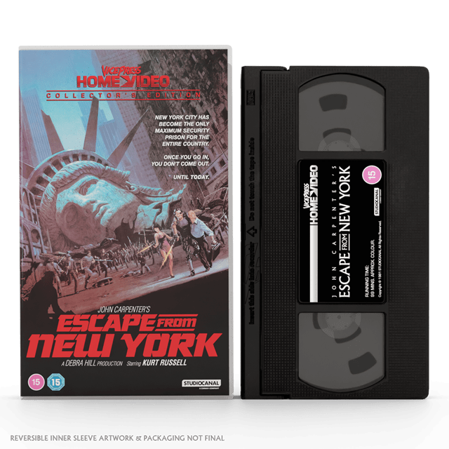 Escape from New York VHS - Vice Press Collector's Edition - 10