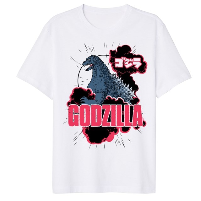 Pink Text Godzilla Tee (Small) - 1