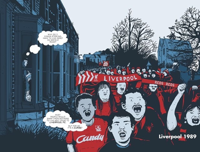 Anfield Road: A Story Of Coming Of Age In 1980s Liverpool Hardback Graphic Novel - 2