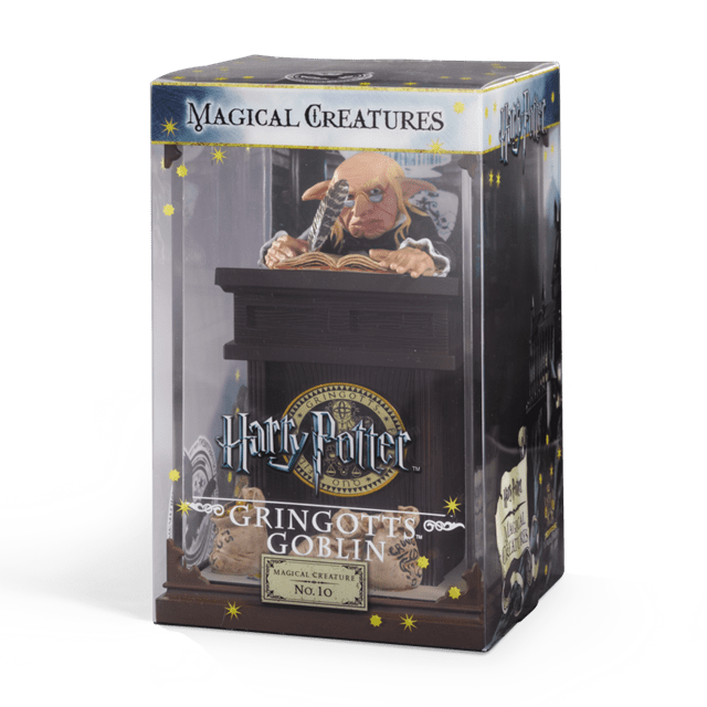 Gringotts Goblin Harry Potter Magical Creatures Noble Collection Figurine - 4