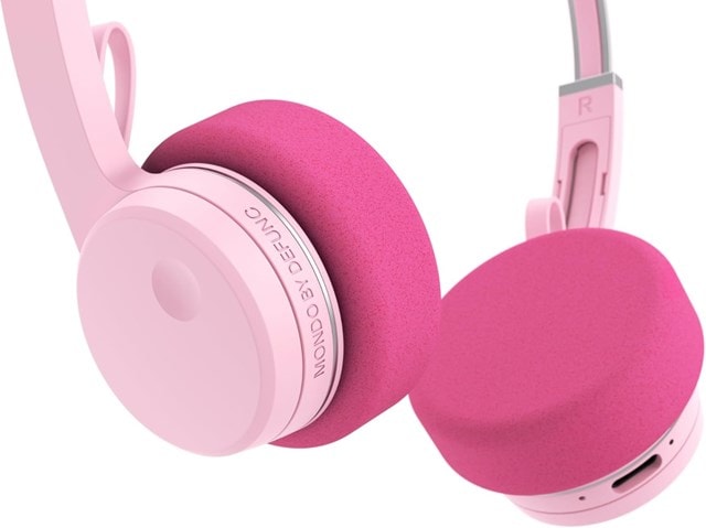 Mondo By Defunc Freestyle On Ear Pink Bluetooth Headphones - 2