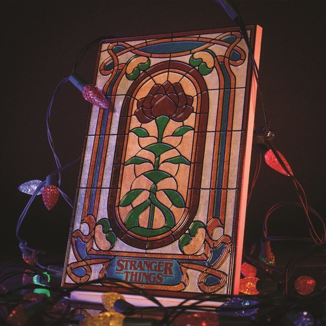 Creel House Stained Glass Window Stranger Things 5 Resin Plaque | HMV Store