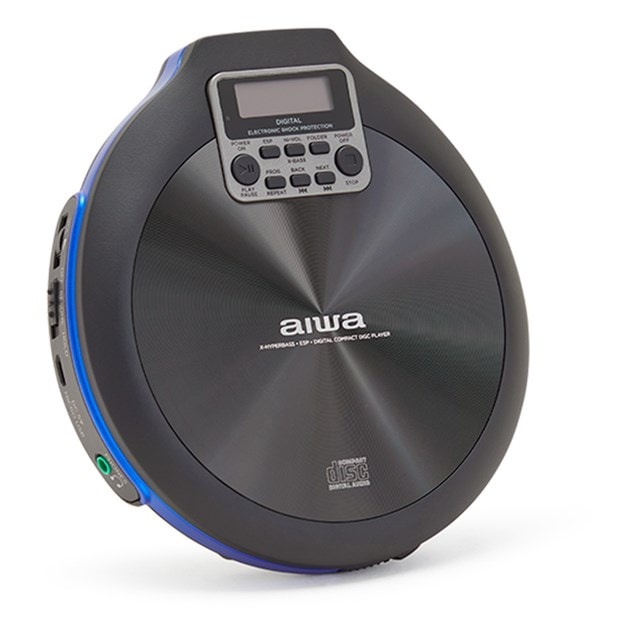 Aiwa PCD-810 Blue Portable CD Player - 11