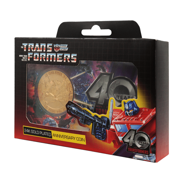 Transformers 40th Anniversary Gold Coin - 1