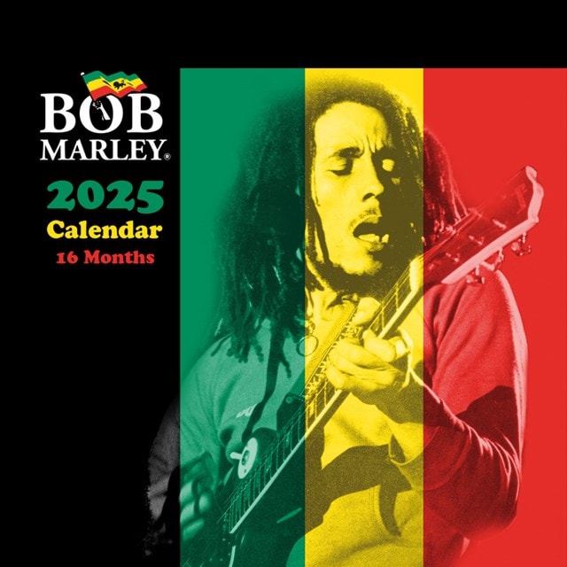 Bob Marley 2025 Square Calendar - 1