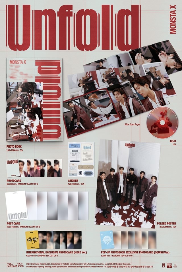 MONSTA X - Unfold (Thirst Ver.) [POP-UP Exclusive] - 2