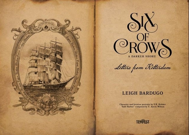 Six Of Crows: Darker Shore: Letters From Ketterdam Hardback By Leigh Bardugo - 2
