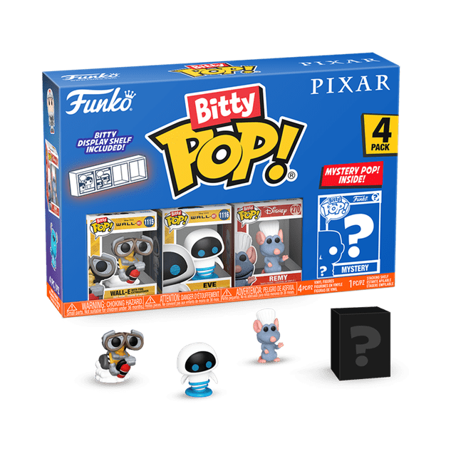 Wall-E Pixar Funko Bitty Pop 4 Pack - 1