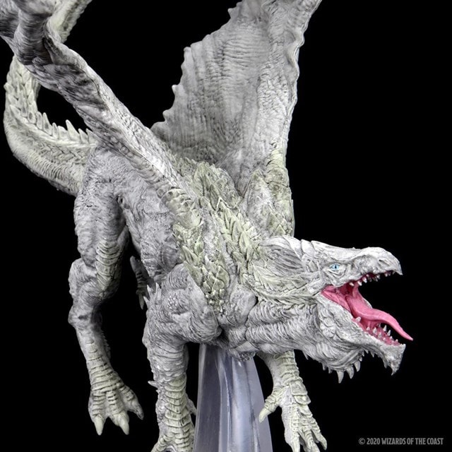 Adult White Dragon Dungeons & Dragons Icons Of The Realms Premium Figurine - 3