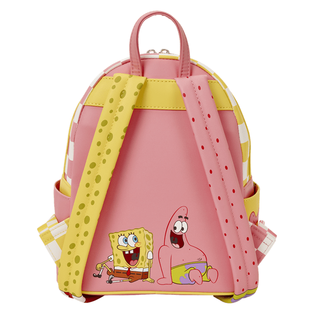 SpongeBob SquarePants And Patrick Star Checkered Loungefly Mini Backpack - 4