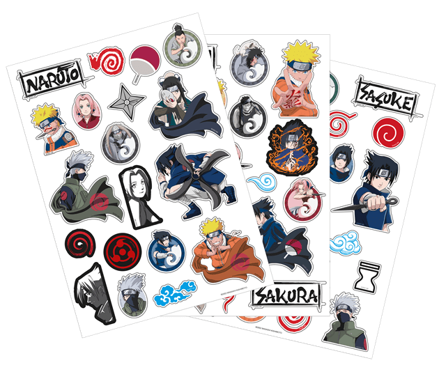 Naruto Removable Sticker Set - 1