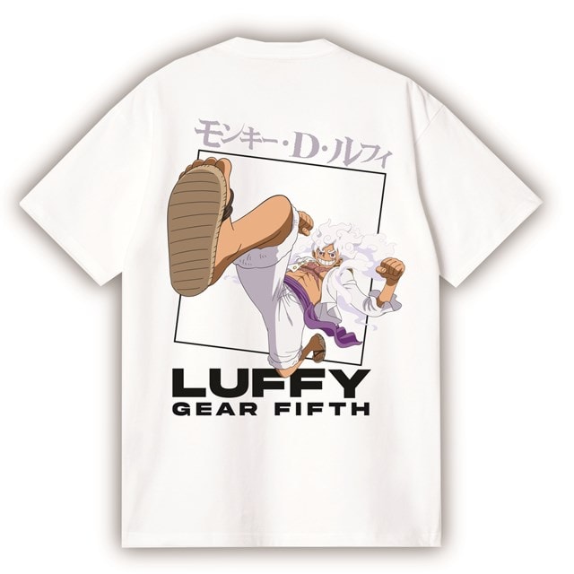 5th Gear One Piece White Tee (Small) - 2