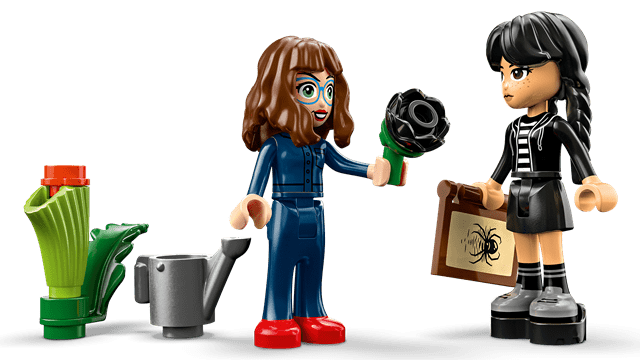 Black Dahlia Flower Wednesday LEGO - 5