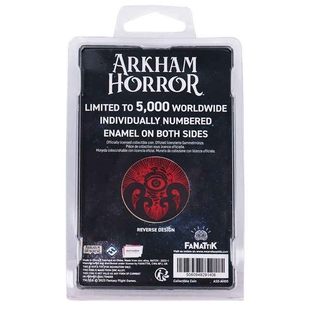 Clues & Doom Limited Edition:Arkham Horror Coin - 5