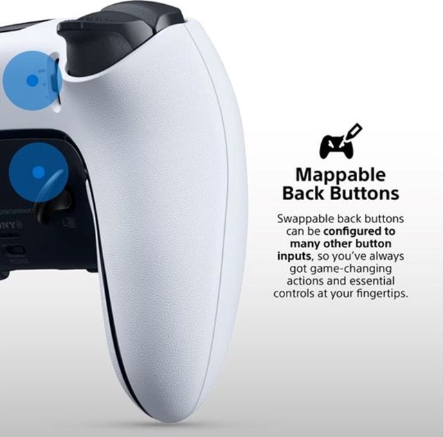 Official PlayStation 5 DualSense Edge Wireless Controller V2 - White - 4
