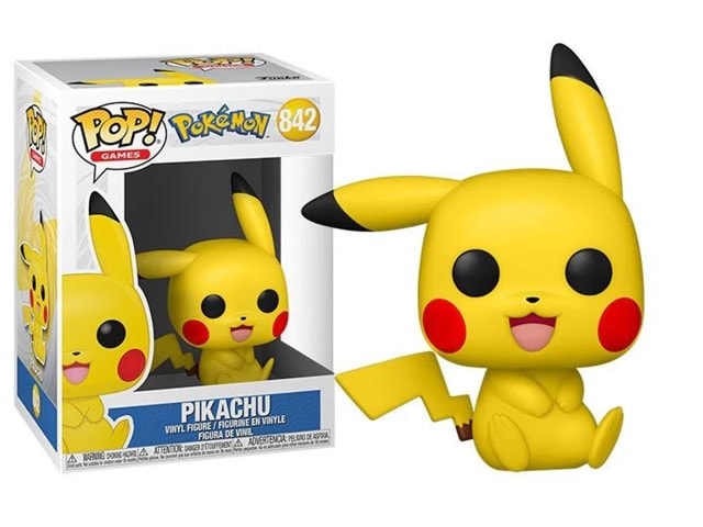 Sitting Pikachu (842) Pokémon Pop Vinyl - 1