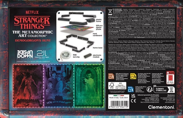 Demogorgon's Hunt Stranger Things Metamorphic Art Collection LED Jigsaw Puzzle - 6