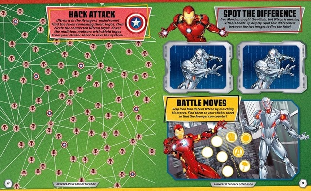Marvel Avengers Captain America Super Stickers Activity Book - 5