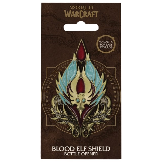 World Of Warcraft Blood Elf Shield Magnetic Bottle Opener - 3