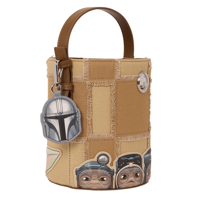 Grogu & Anzellan Star Wars Mandalorian Loungefly Crossbody Bag - 2