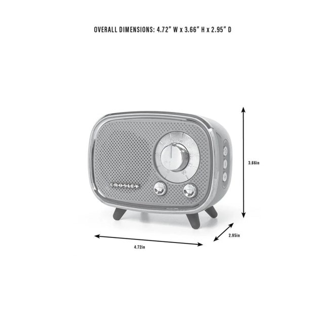 Crosley Rondo Black Bluetooth Speaker - 8
