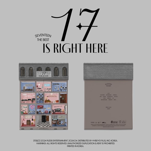 SEVENTEEN Best Album '17 IS RIGHT HERE' (HEAR Ver.) - 1