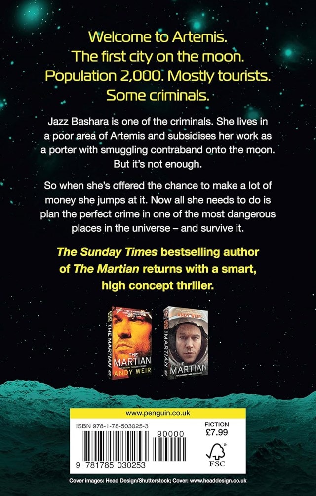 Artemis Paperback By Andy Weir - 2