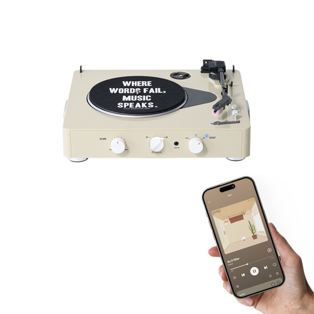 Gadhouse Brad Retro MK II Ivory Bluetooth Turntable - 8