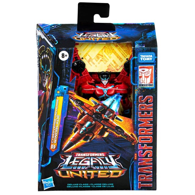Transformers Legacy United Deluxe Class Cyberverse Universe Windblade Converting Action Figure - 4