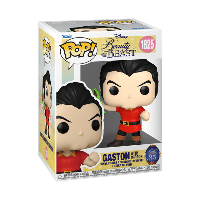 Gaston With Mirror 1825 Beauty & The Beast Funko Pop Vinyl - 2