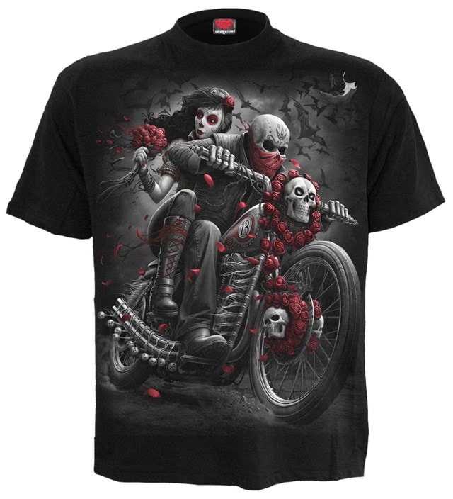 Day of the Dead DOTD Bikers Spiral Tee (Extra Large) - 1