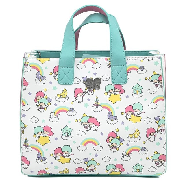 Sanrio Little Twin Stars Rainbow All Over Print Cross Body Loungefly Bag - 4