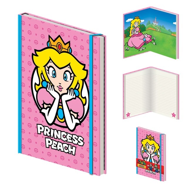 Peach Super Mario A5 Notebook - 1
