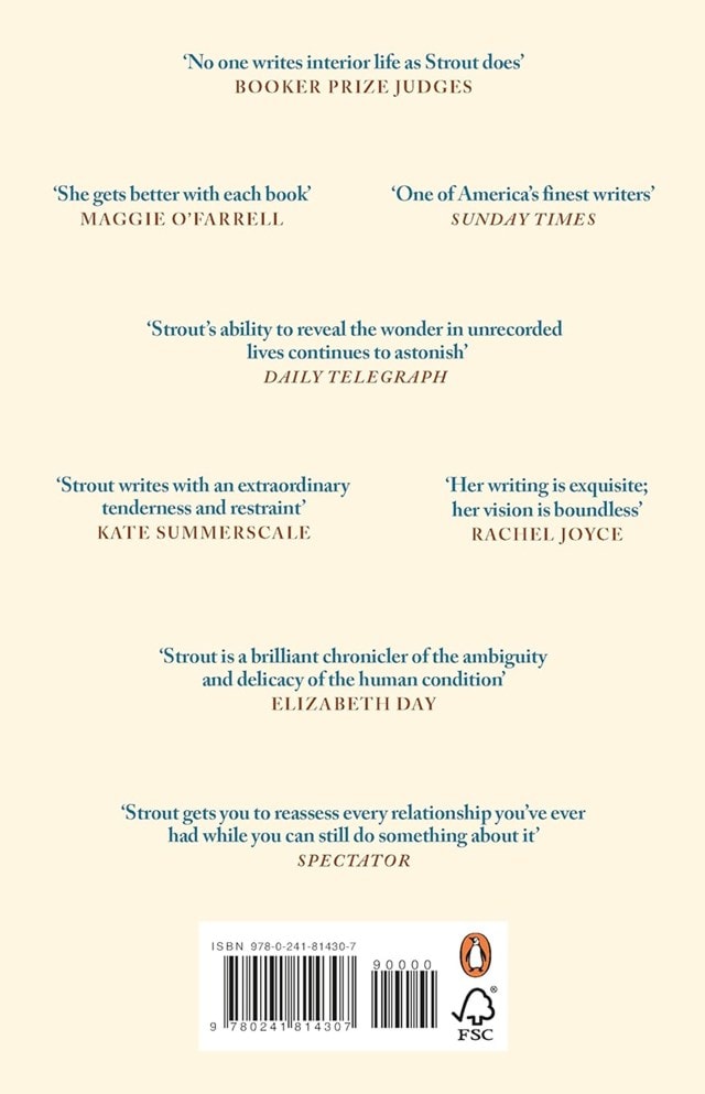 The Things We Never Say Hardback By Elizabeth Strout - 2