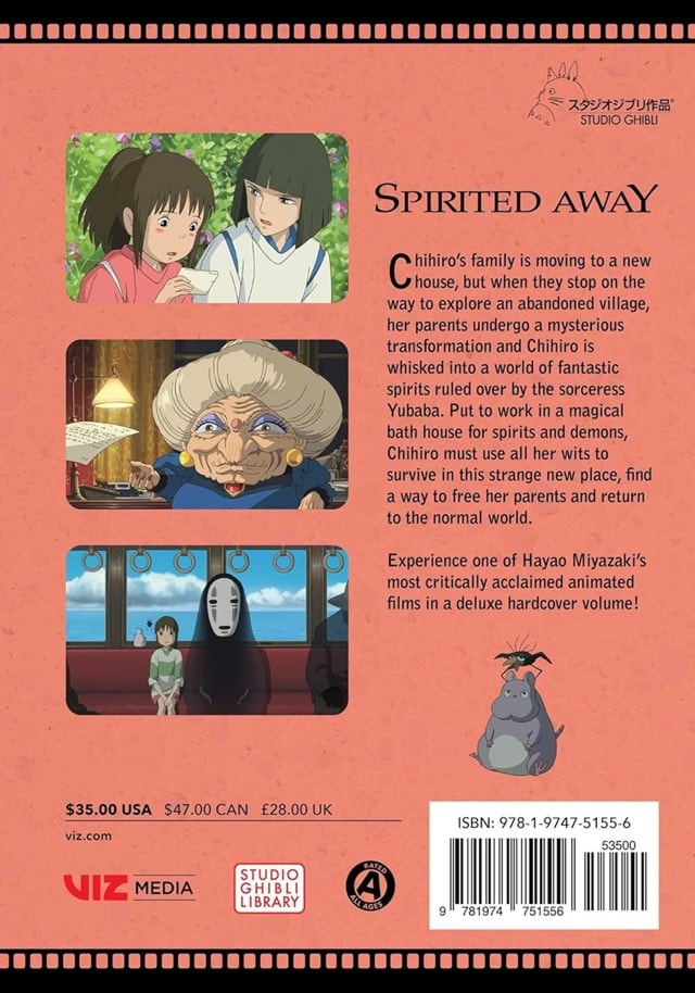Spirited Away Studio Ghibli Film Comic All-In-One Edition Hardback By Hayao Miyazaki - 2