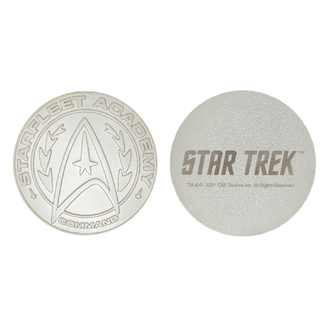 Star Trek Set Of 4 Starfleet Division Medallions In .999 Silver Plating Collectible Medallions - 4