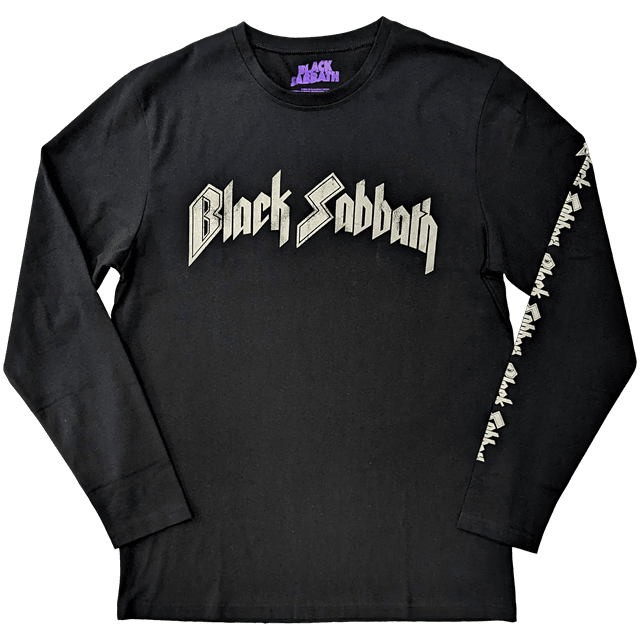 The End Mushroom Cloud Black Sabbath Black Long Sleeve Tee (Small) - 1