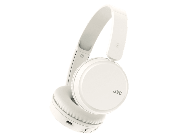 JVC HA-S36W White Bluetooth Headphones - 1