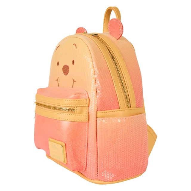 Winnie The Pooh Sequin Glitter Loungefly Mini Backpack - 2