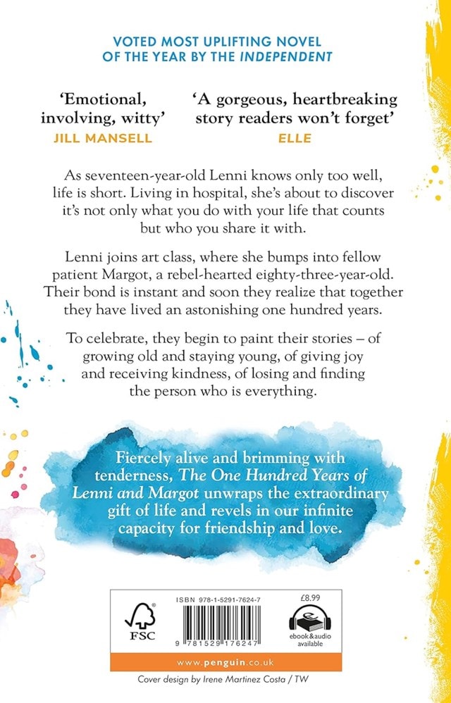 The One Hundred Years of Lenni and Margot Paperback By Marianne Cronin - 2