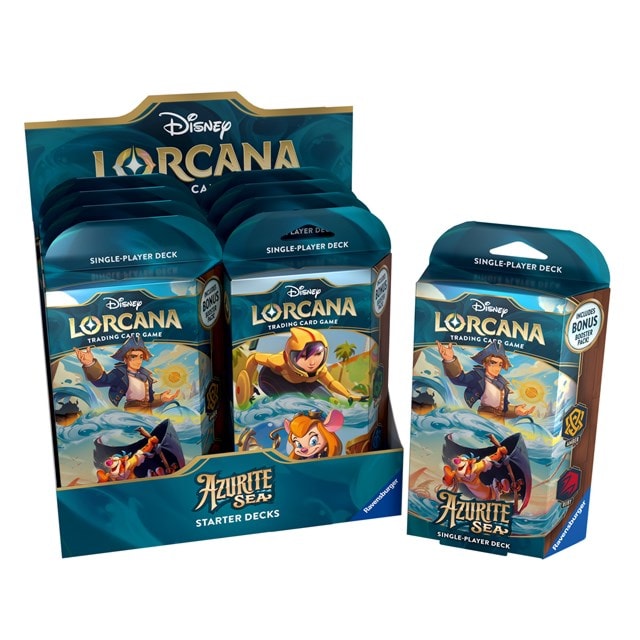 Azurite Sea Starter Deck Disney Lorcana Trading Cards - 1