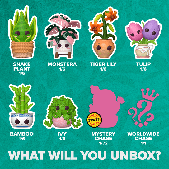 Flora Plants Mystery Funko Pop Vinyl Blind Box - 3