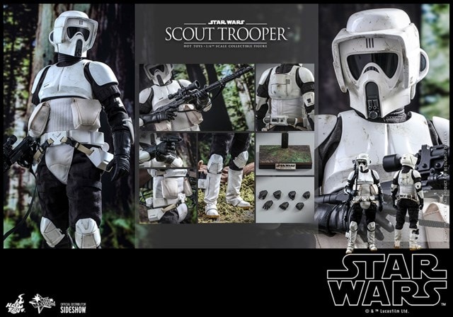 1:6 Imperial Scout Trooper - Star Wars: Return Of The Jedi Hot Toys Figure - 7