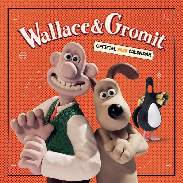 Wallace and Gromit 2025 Square Calendar - 1