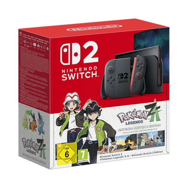 Nintendo Switch 2 Console - Pokemon Legends Z-A Bundle (NS2) | HMV Store